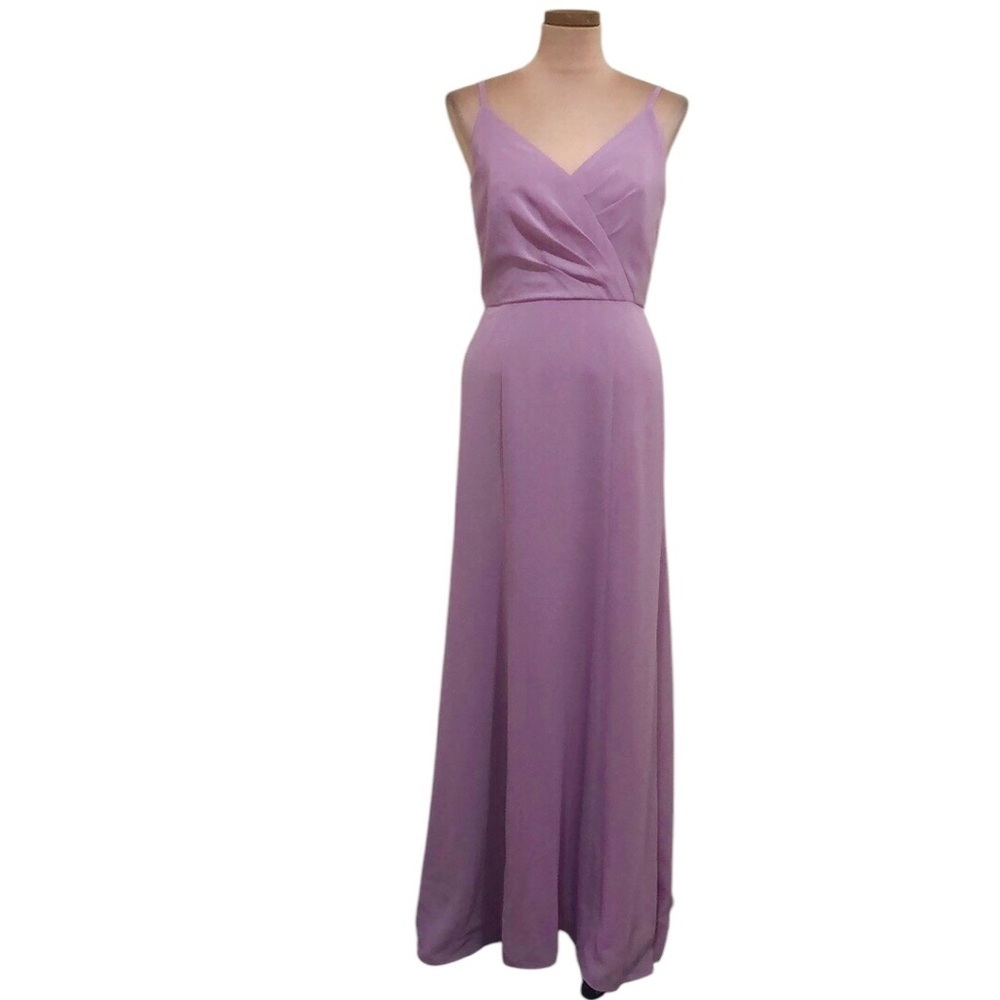 Social Bridesmaids Formal Maxi Dress Size 8 Dusty Rose Style 8181